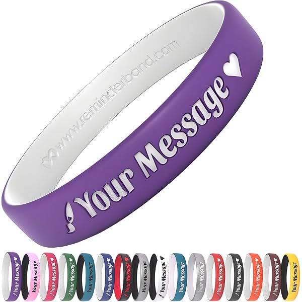 Nos bracelets en silicone personnalisés sont l'un de nos articles promotionnels les plus populaires