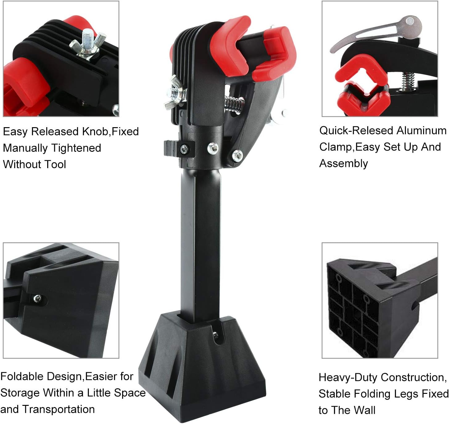 Homend Foldable Heavy Duty Wall Mount Bike Repair Stand Bicycle Maintenance Rack Workstand : Sports & Outdoors