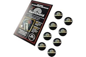 8 PCS Anti Radiation EMF Protection Sticker Shields Blocker Electronic Devices Radiation Protector Stickers Shield Sticker fo