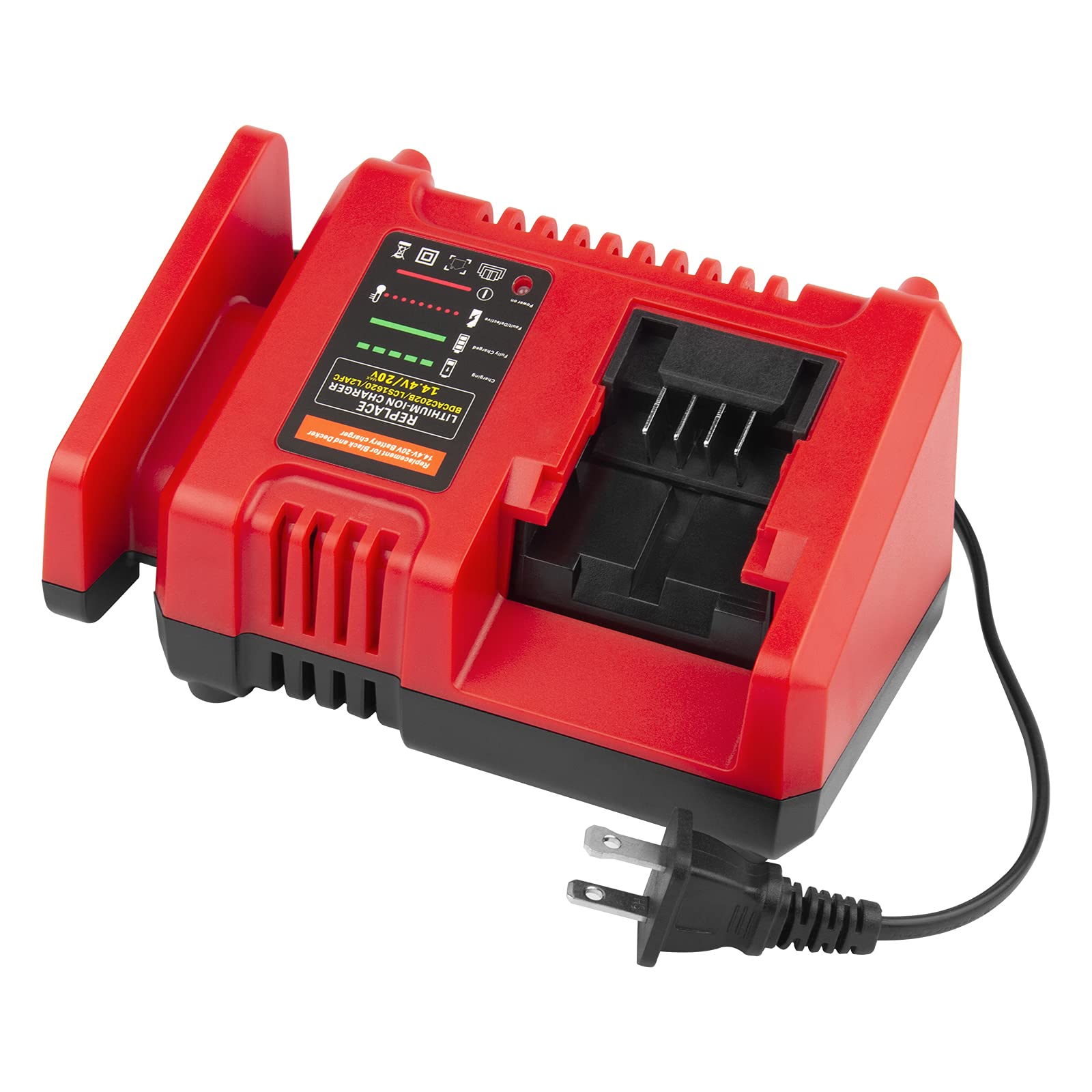 Photo 1 of Super Fast 20V Charger for BLACK+DECKER Tools 20V MAX Lithium Battery Charger, (BDCAC202B), LBXR20, LBXR2020, LBXR2020-OPE, LBX4020, LB2X4020, LB2X4020-OPE, LB20, LBX20, LBXR2520