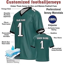 Custom Football Jersey Personalized Rugby