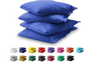 GoSports Official Regulation Cornhole Bean Bags Set (4 All Weather Bags) - 16 Colors Available