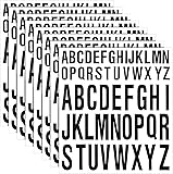 Gersoniel 8 Sheet Letter Stickers Vinyl Alphabet