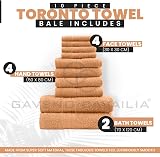 GC GAVENO CAVAILIA Towels Bale Set 10 Pc 100% Egyptian Cotton Peach view 3