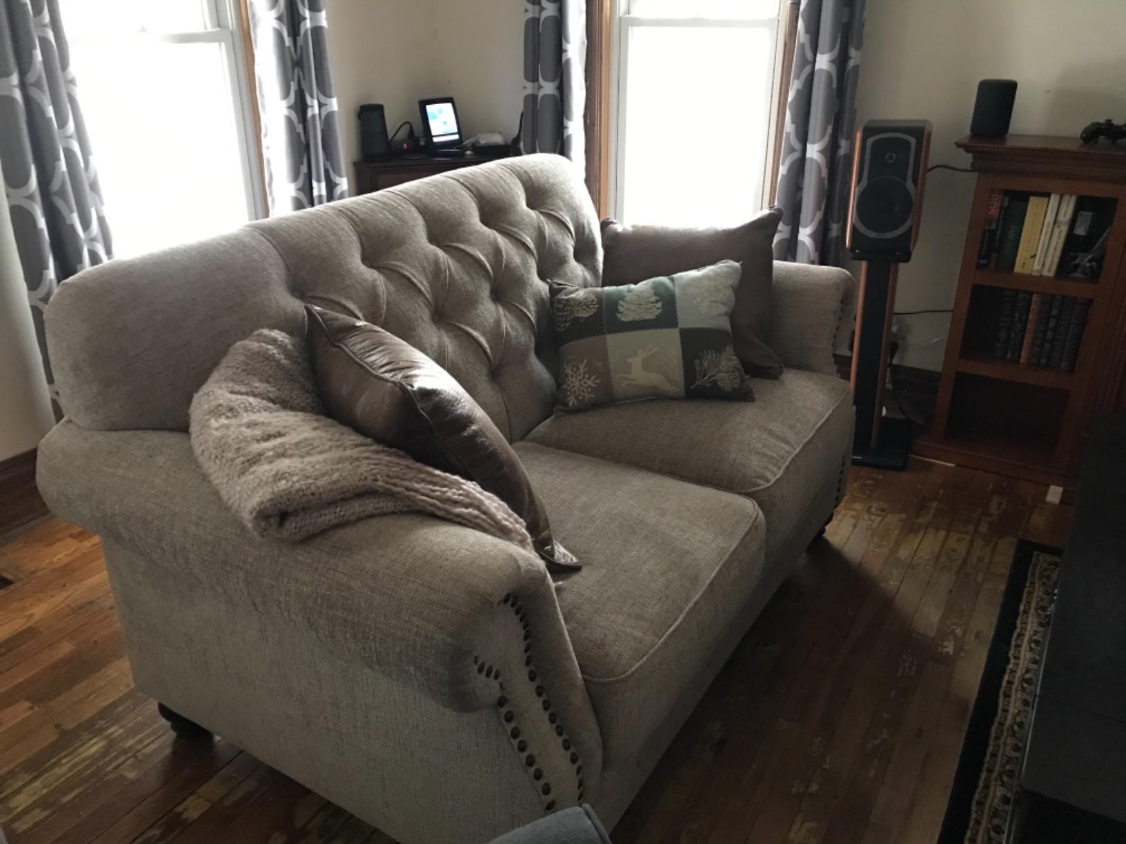 76/mo Finance Acanva Luxury W Couch Chesterfield Chenille Tufted