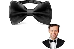 Yetuab Men's Pre Tied Adjustable Bow Ties for Men Women Boys Necktie Bow Tie Wedding Party Concerts