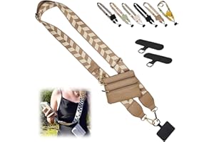 IZIVE 2024 New Clip and Go Strap for Phone with Wallet Crossbody, Phone Strap Crossbody, Liberate Your Hands
