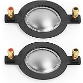 Tongze 1.75" Voice Coil Speaker Titanium Diaphragm, 4-Ohm/ 50-120W Replacement for Mackie Behringer and Other American Audio Driver-2pcs