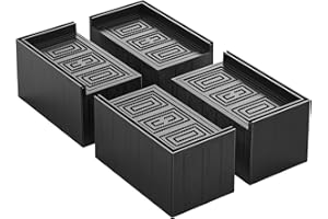 USION Bed Risers 3 Inch 2023 Upgraded, Oversized, Heavy Duty Rectangular Furniture Risers Supports Up to 11000lbs for Bed, Sofa, College Dorm, Couches, Tables, Desks