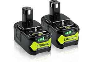 FERRYBOAT 2Pack P108 7.0Ah Replacement for Ryobi 18v Battery Compatible with Ryobi 18Volt Lithium-ion Plus P102 P103 P104 P105 P107 P109 P190 P191 P122 Batteries