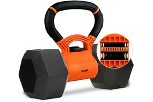 Yes4All Kettlebells Grip, Dumbbell Grip Handle, Convert Dumbbells into Kettlebell for Home Gym, Kettlebell for Weights Plate