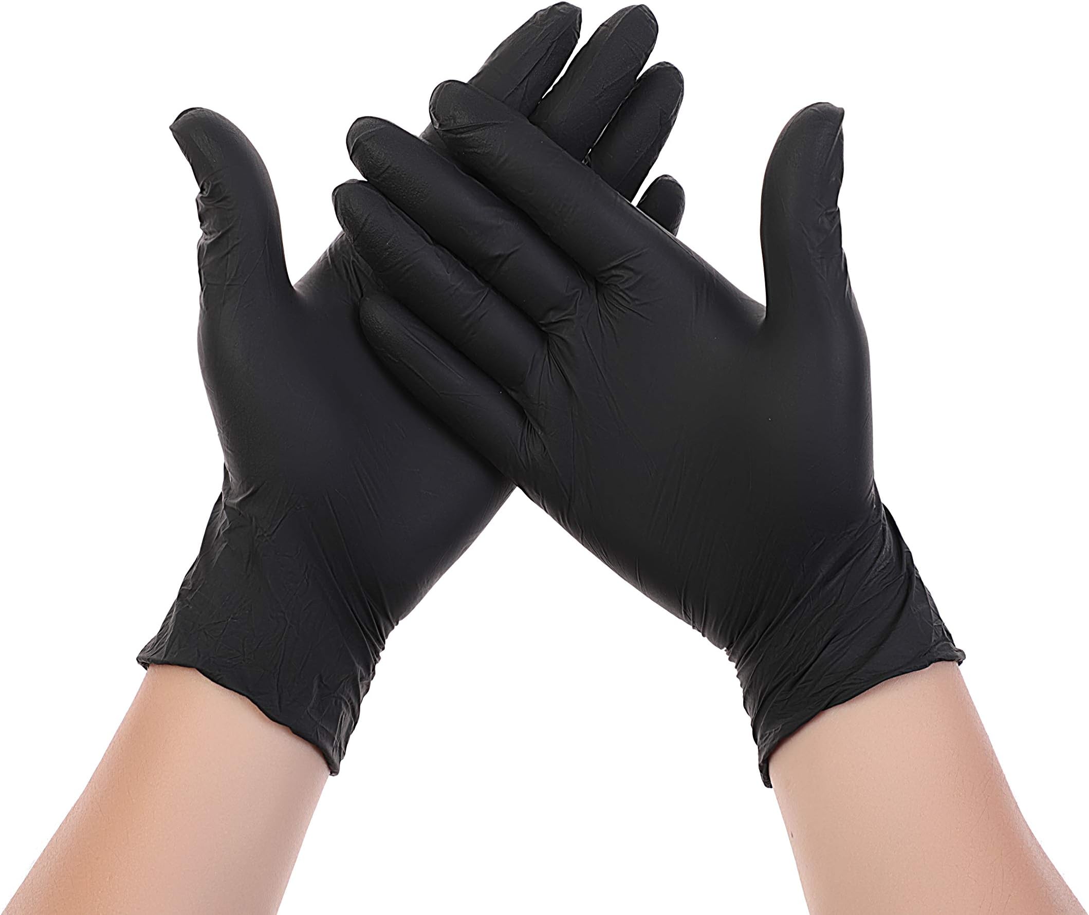100PCS Disposable Nitrile Gloves Powder Free Non Vinyl Latex Food Grade Household Acid and Alkali Resistant Gloves