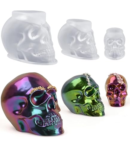 Moldes De Resina Para Joyería ANGGREK Molde De Silicona Para Cabeza De Calavera Otros | Bodega