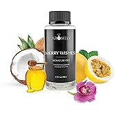 Merry Wishes by Aromely Essential Diffuser Oil Blend - Christmas scents - Signature Diffuser Aroma Scent - Luxurious Fragrance with Notes of Coconut, Tonka, Musk, Honey, Orchid and Eucalyptus (150ml)
