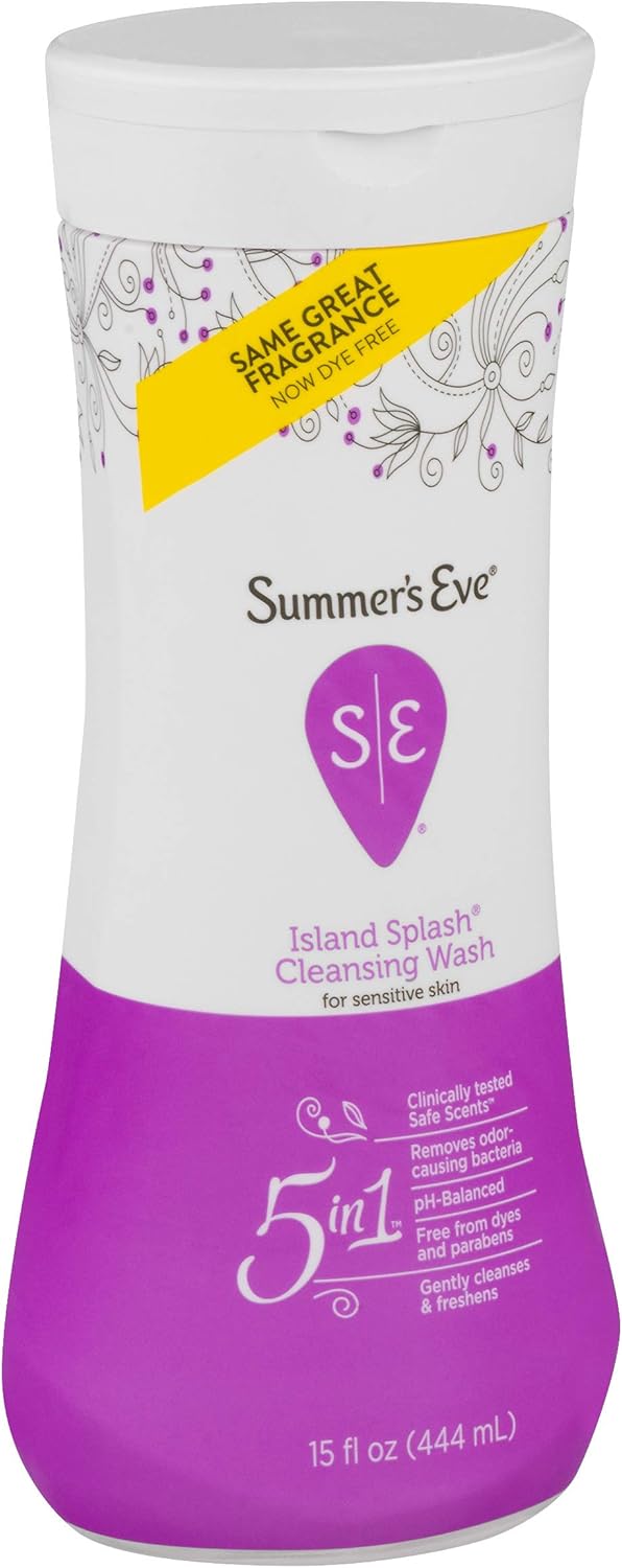 Summer's Eve Cleansing Wash | Island Splash | 15 Ounce | Pack of 3 | pH-Balanced, Dermatologist & Gynecologist Tested: Health & Personal Care