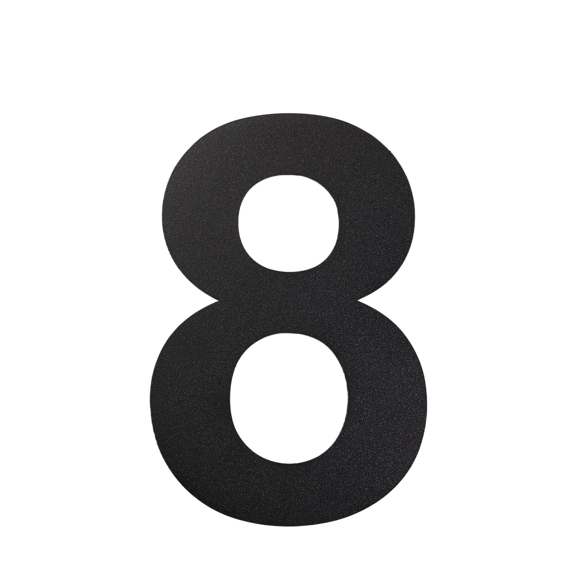 nanlyiau 8in/20.5cm Floating House Number Black House Number Black Door Number Stainless Steel House Numbers Made of solid 304 Stainless Steel Floating Appearance Address Numbers(8)