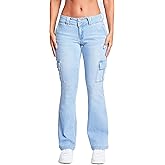 YMI Womens YMI Jeans Women's Low Rise Cargo Flare Jean