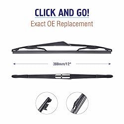 WOWIPER 12 inch (12-M) Silicone Rear Wiper Blade