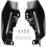 Black Mid Frame Air Deflectors Heat Shields Motorcycle Cooling Deflector | Compatible for Harley Davidson Touring Street Glide Road Glide Electra Glide Road King Ultra Limited Tri Glide CVO 2009-2024