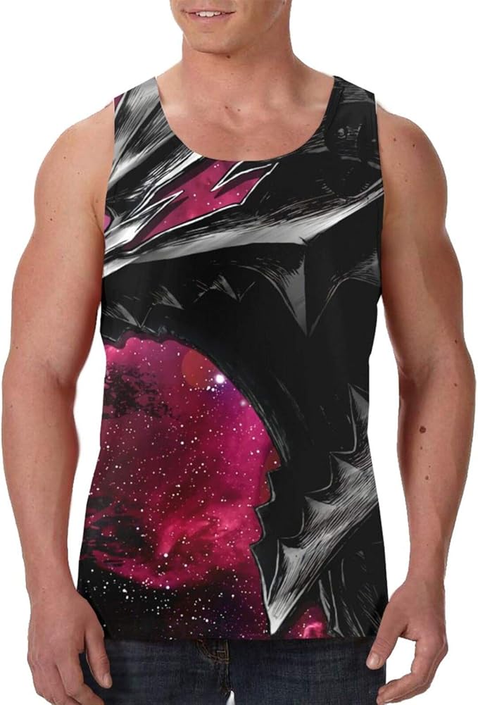 Berserk Anime Men's Sleeveless Garment Tank Top Men's Soft Tank Tops