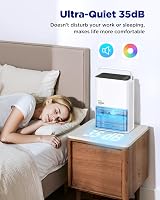 EasyAcc Dehumidifier Pro 2000ml 50W 3 Modes Auto Defrost Ultra Quiet view 5