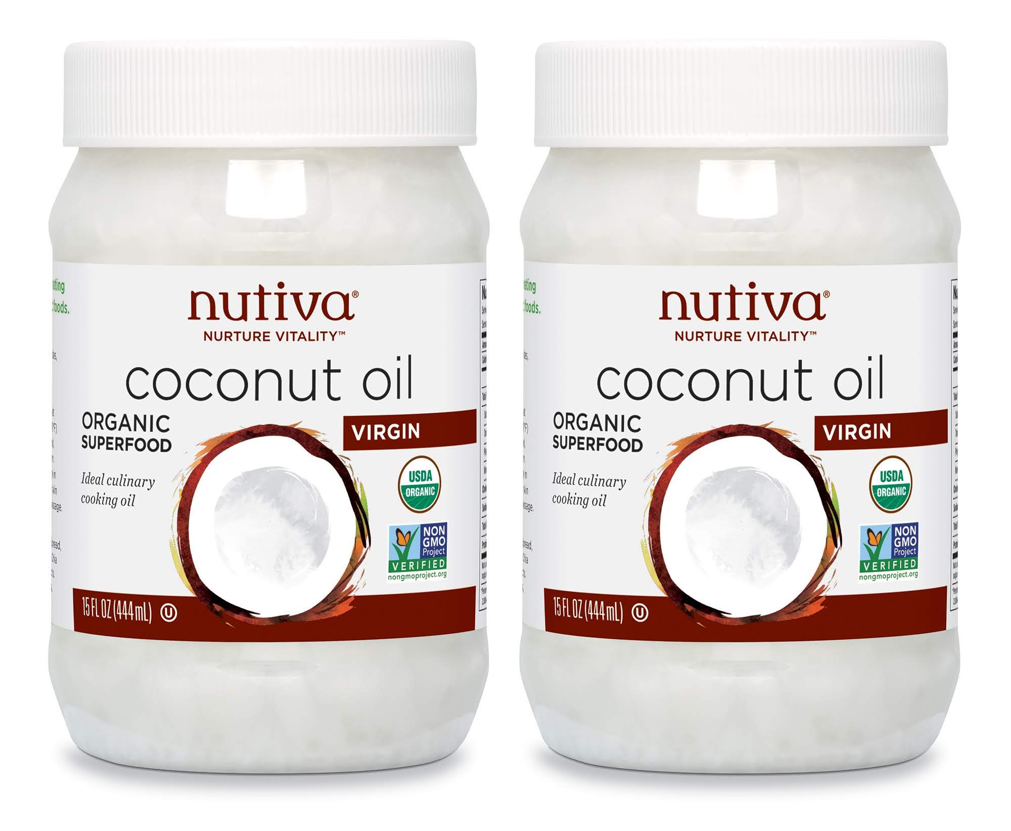 Nutiva Organic, ColdPressed, Unrefined, Virgin Coconut Oil from Fresh