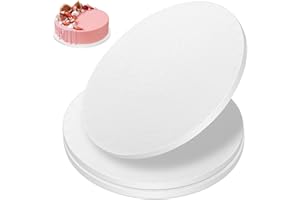 KintKita Cake Boards 10 Inch Round Cake Drum, 1/2" Thick Cake Cardboard Circles Base for Multi-Layer Cakes Baking & Decorating,Corrugated Cake Base Board Bases Para Pasteles for Wedding