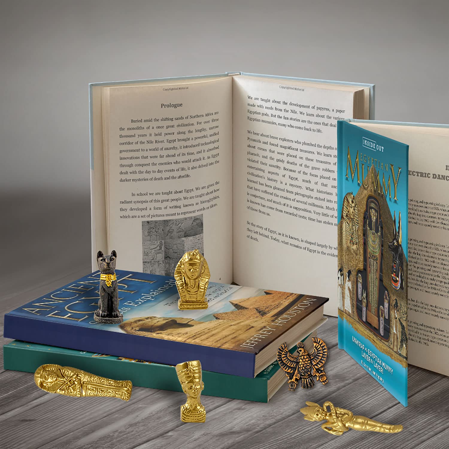 XXTOYS Egyptian Mummy Dig Kit - Ancient Egypt Excavation Set for Kids, STEM Science Educational Toys, 6 Collectible Styles, Archaeology Gifts for Boys Age 8-12