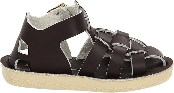 salt water sandals shark tan