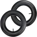 MAOQYE 2 Pcs 3.50-8 Wheelbarrow Inner Tubes Straight Valve view 1