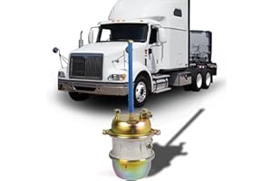 YUANJUFITT Type 30/30 Air Brake Chamber Long Stroke 3" 76mm Square Bosses for semi Truck Accessories (Replaces Bendix NT3030ELS80 NT3030ELS99 Haldex GC3030L LC3030L GC3030LR)