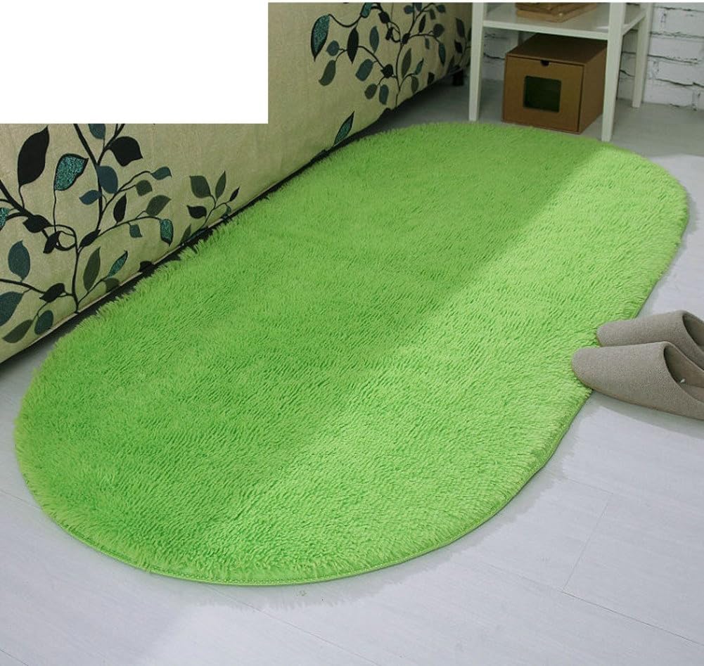 Simple Modern Bedside mat Living Room Bedroom Bedside Oval CarpetC 80x160cm(31x63inch) Amazon