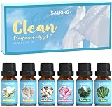 SALKING Clean Fragrance Oils Gift Set 6 Lemongrass Fresh Linen Aloe