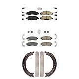 Transit Auto Front Rear Ceramic Disc Brake Pads Kit