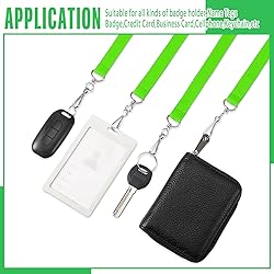 Patelai 120 Pcs Breakaway Lanyards with J Hook Bulk