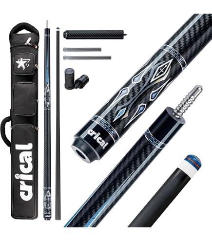 Amazon.com : Cuetec Cynergy X Black Two-Piece 12.5mm Carbon Fiber