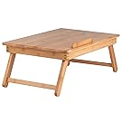 Winsome Wood Baldwin Lap Desk with Flip Top Bamboo