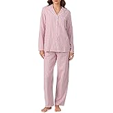 Eileen West Sleepwear & Loungewear for Women - Heritage 100% Cotton Brushed Flannel Collection - Button Down Pajama Set