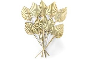 Dried Palm Leaves 5Pcs 18'' Large Natural Trimmed Spear Tropical Fans Boho Wedding Decor Hawaiian Luau Party Holidays Kitchen