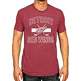 Wright & Ditson NHL Adult Faceoff Tag-Less T-Shirt, Jersey Stripe, Unisex Hockey Tee, Comfortable Soft Cotton