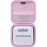 LTGEM Case Compatible with Brother P-Touch PTD220 / PTD210 / PTD200 Home/Office Everyday Label Maker, Pink(Case Only)
