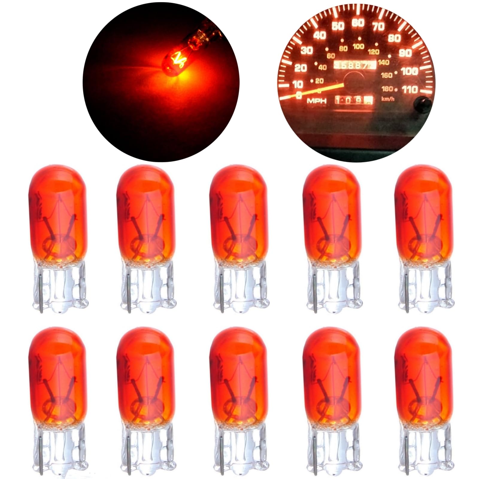 MOAEWN T10 194 LED Light Bulb 158 PC194 161 W5W