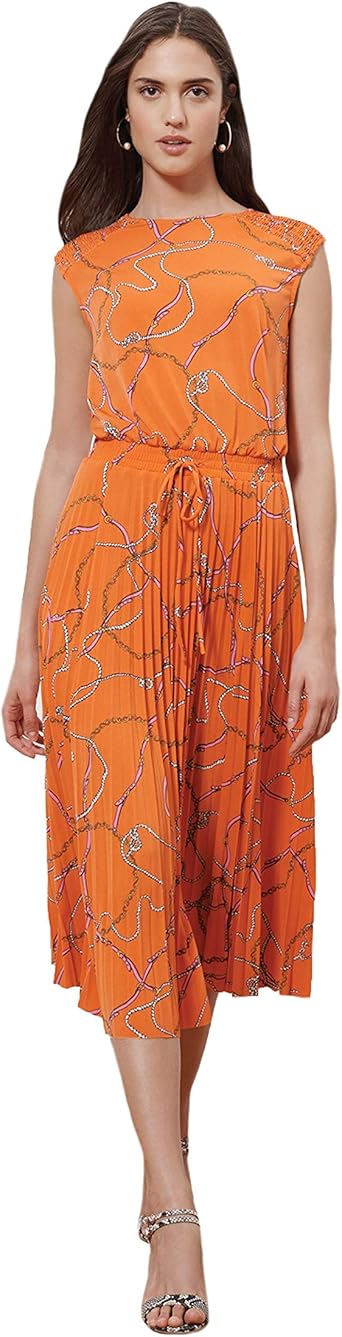 drawstring jersey dress