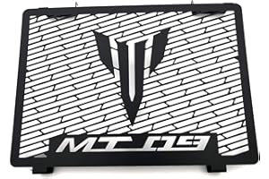 SOPINEKO Motorcycle Radiator Protector Guard Grill Cover Cooler Protector for Yamaha MT09 XSR900 FZ09 FJ09 MT-09 Tracer900 2014-2020(Black)