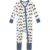 Posh Peanut Convertible Baby Sleepers - Boys Footless Baby Pajamas with 2 Way Zipper for Easy Diaper Changes