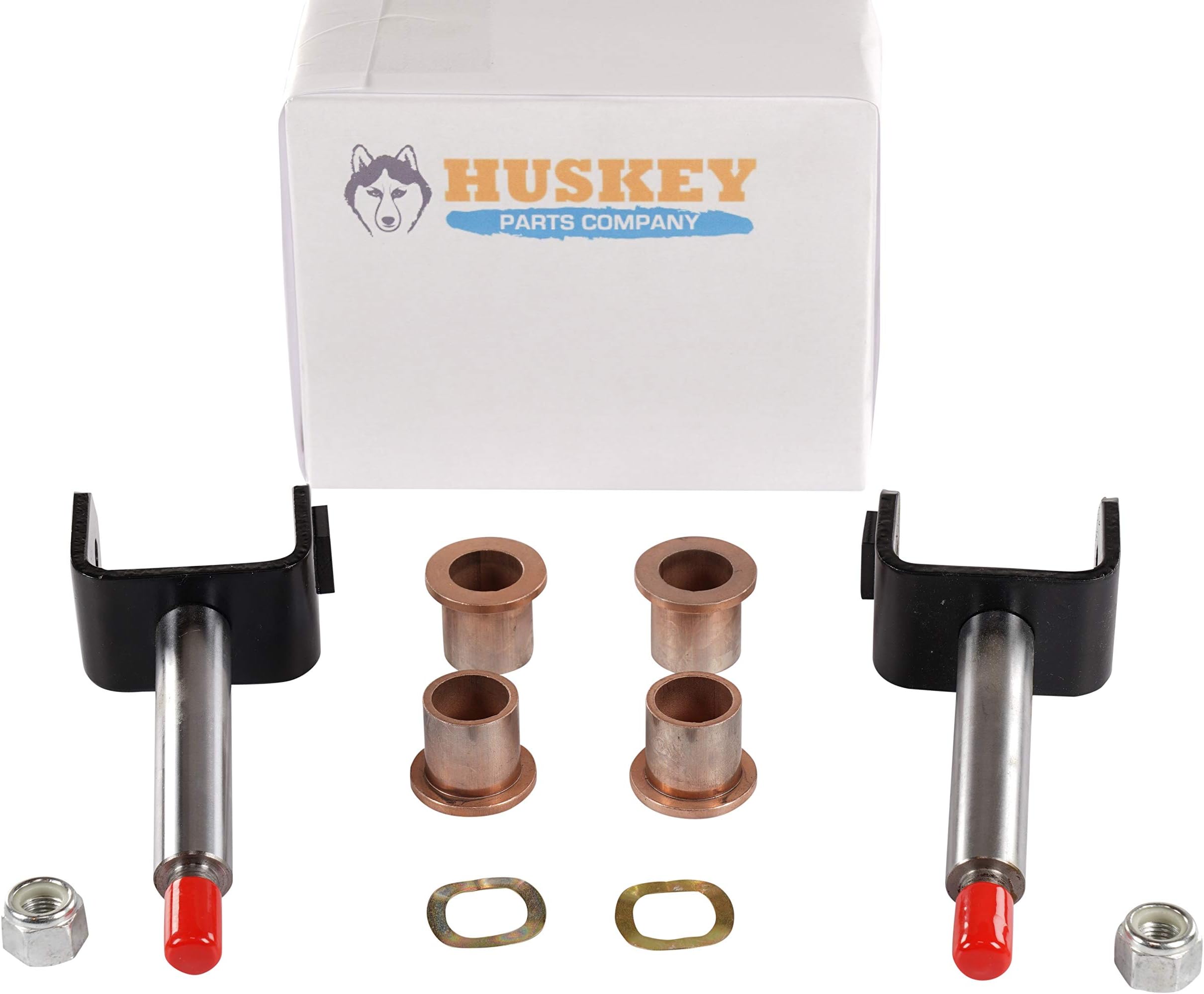 Huskey Golf Cart Front End Repair Kit King Pin Kit and Front End Bushing Kit, Tie Rod Ends for Club Car DS/Precedent Golf Cart