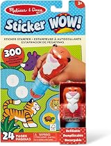 Melissa & Doug Sticker WOW Tiger 24-Page Pad & 300 Stickers Stamp Stamper