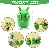 POPOYU Grass Worm Squishy Toy Popping Eyes Stress Relief Squeeze Fidget Novelty view 2