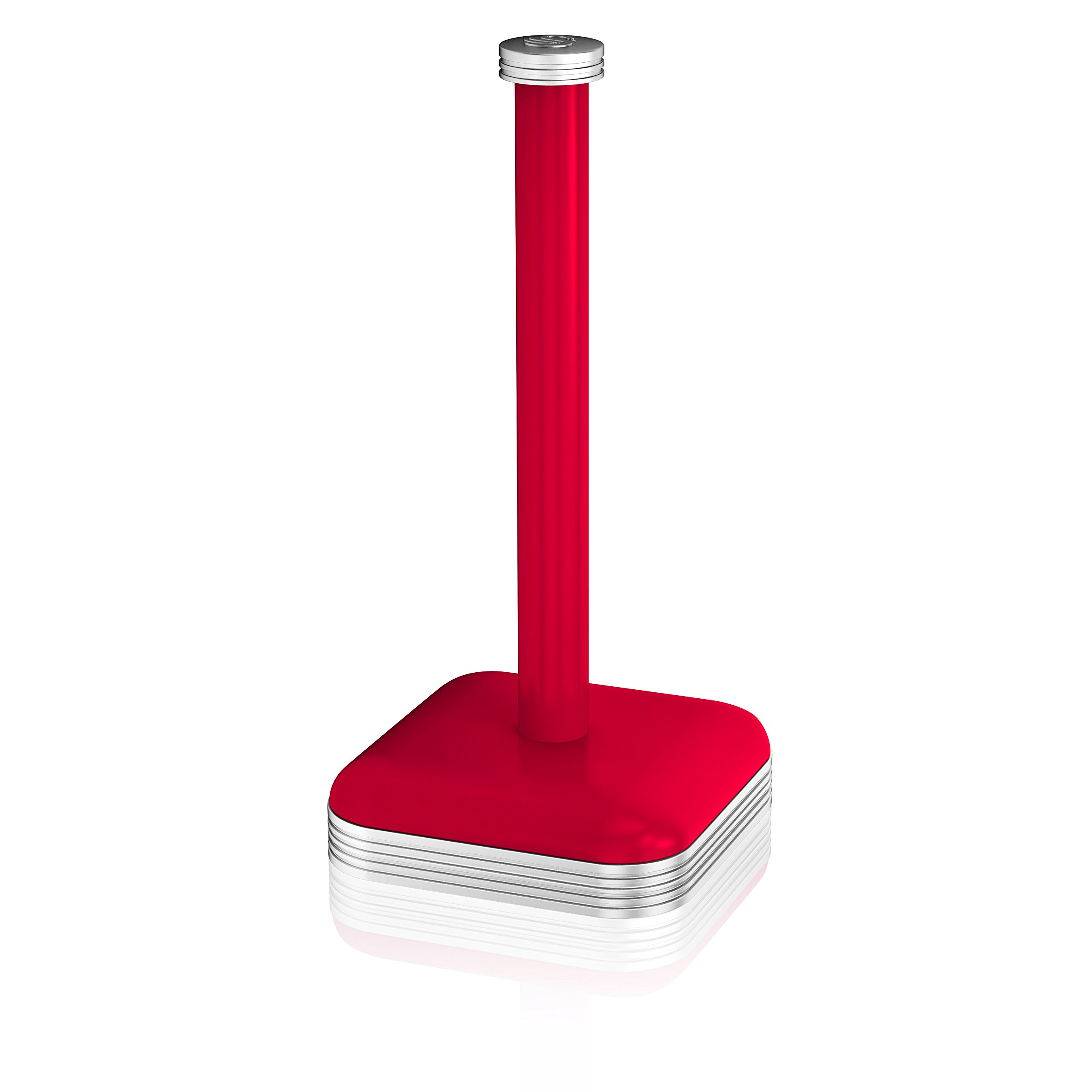 Swan SWKA1040RN Retro Kitchen Roll Holder with Steel Weighted Base, Red 16.80x16.80x33.00 cm