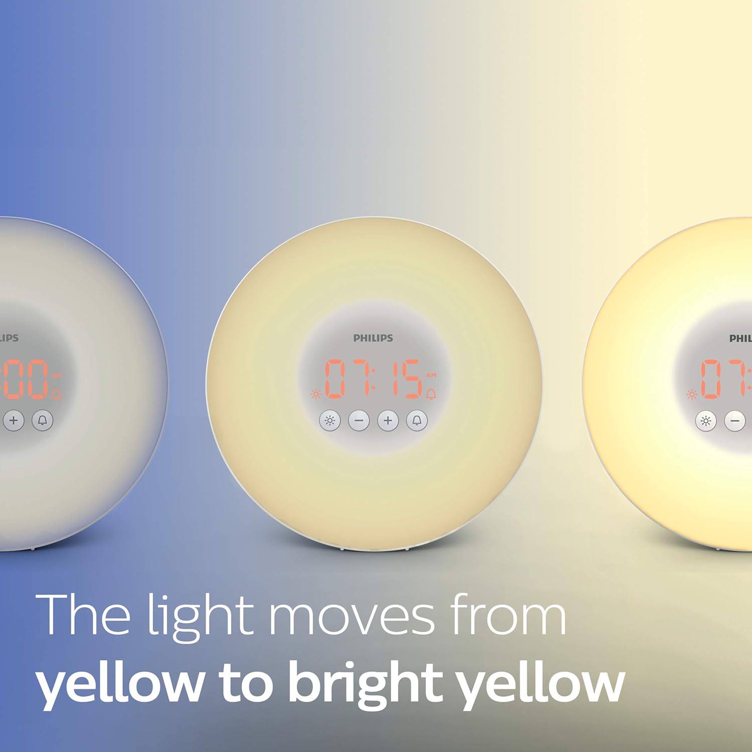 Philips SmartSleep HF3500/60 Wake-Up Light Therapy Alarm Clock with Sunrise Simulation, White: Health & Personal Care